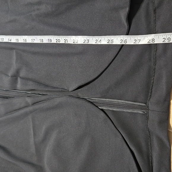 C23 Dark Gray Boyfriend Collared Blazer Plus Size 3 Open Front 3/4 Sleeve Pocket - Picture 7 of 10